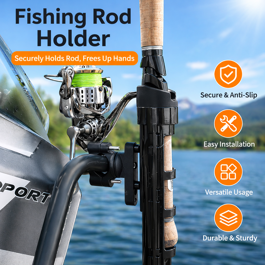Fishing Rod Pod - Adjustable Fishing Rod Holder for Fishing