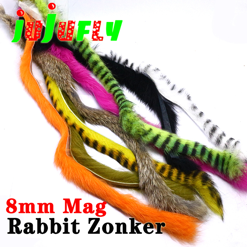 Fly Fishing Set - 3strips/pack fly tying magnum zonker rabbit