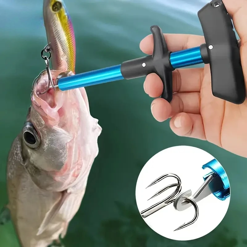Fishing Equipment And Tools - 1/2pcs Portable Aluminum T-Hook Fish Hook