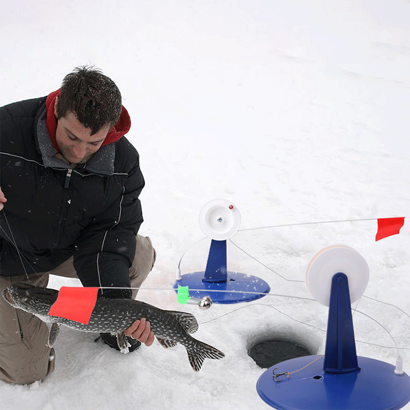 Ice Fishing Tip Up - Heavy-Use Winter Ice Fishing Pole Tip-Up