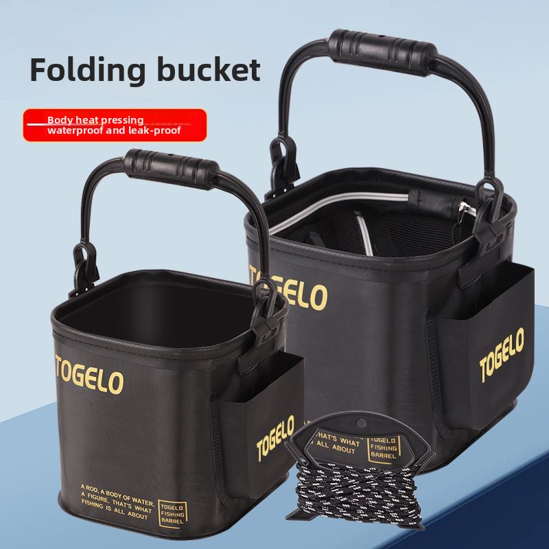 Fish bucket New folding fishin - Fishing Equipment Us のレビューと価格