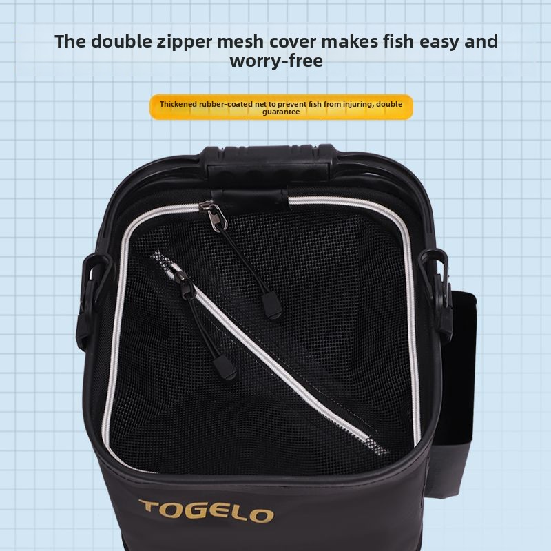 Fish bucket New folding fishin - Fishing Equipment Us のレビューと価格