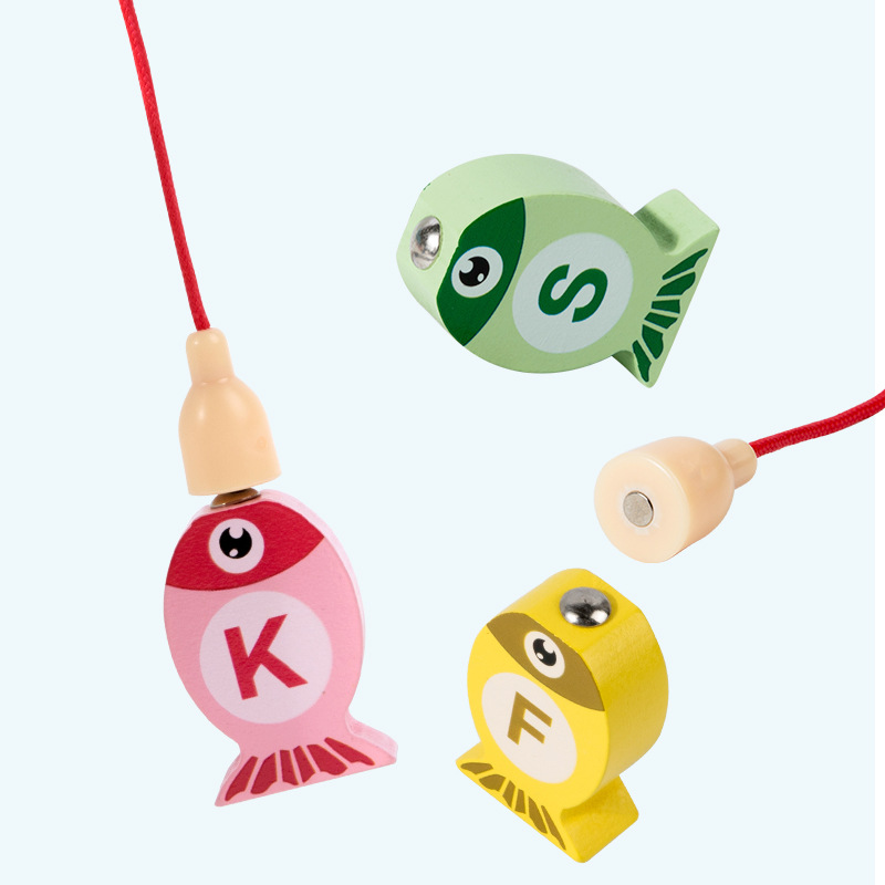 Kids Wooden Fishing Game Toys  - Fishing Equipment For Kids のレビューと価格