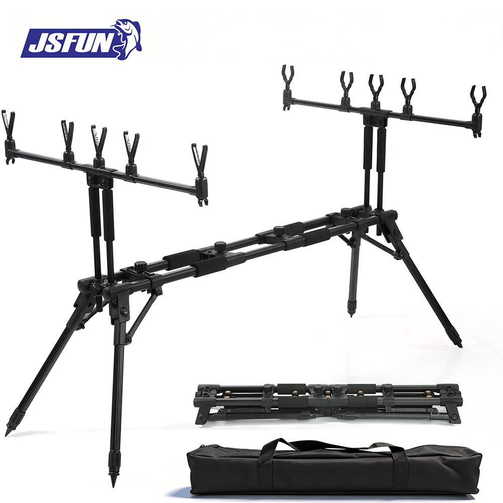 JSFUN  Adjustable 5-Rod Fishin - Fishing Rod Pod のレビューと価格
