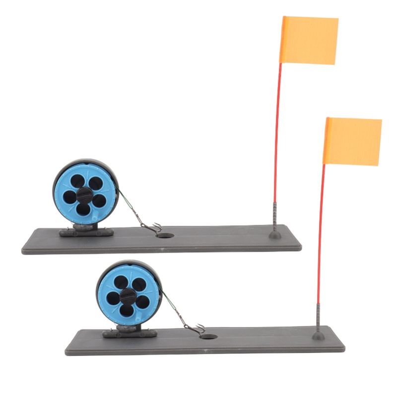 2pcs Ice Fishing Flag Marker R - Ice Fishing Tip Up のレビューと価格