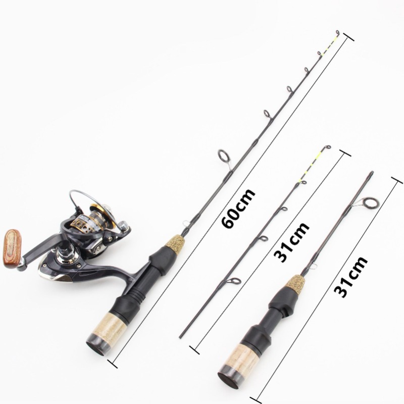 60cm 2 Tips Rod Reel Combos Wi - Ice Fishing Tip Up のレビューと価格