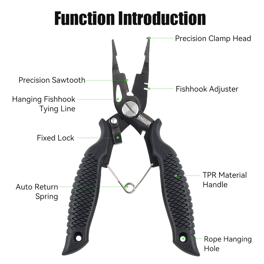 Kingdom Fishing Pliers Multifu - Fishing Equipment And Tools のレビューと価格