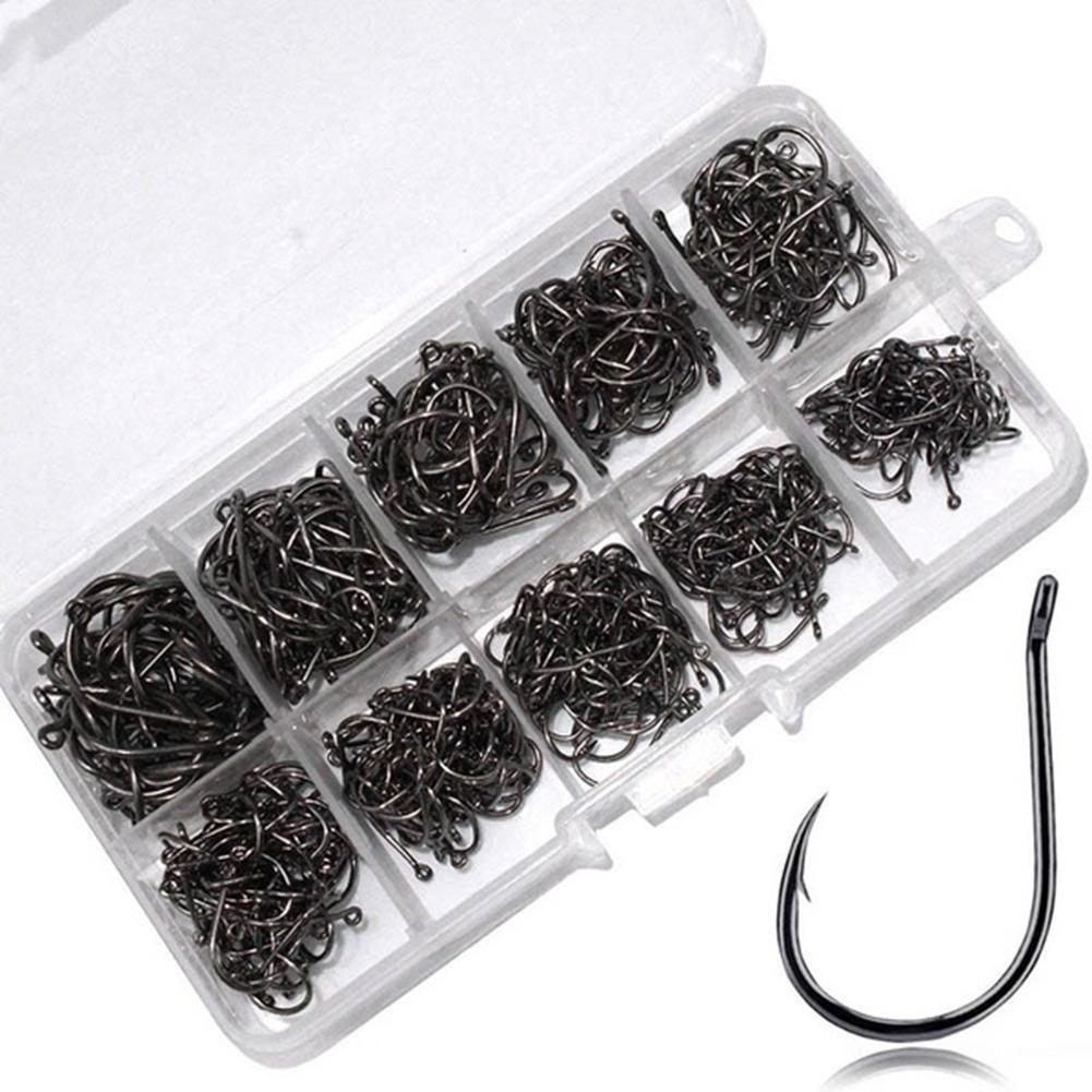 100/500pcs Fishing Hooks Set C - Fly Fishing Set のレビューと価格