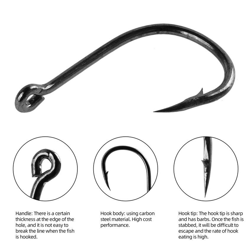 100/500pcs Fishing Hooks Set C - Fly Fishing Set のレビューと価格