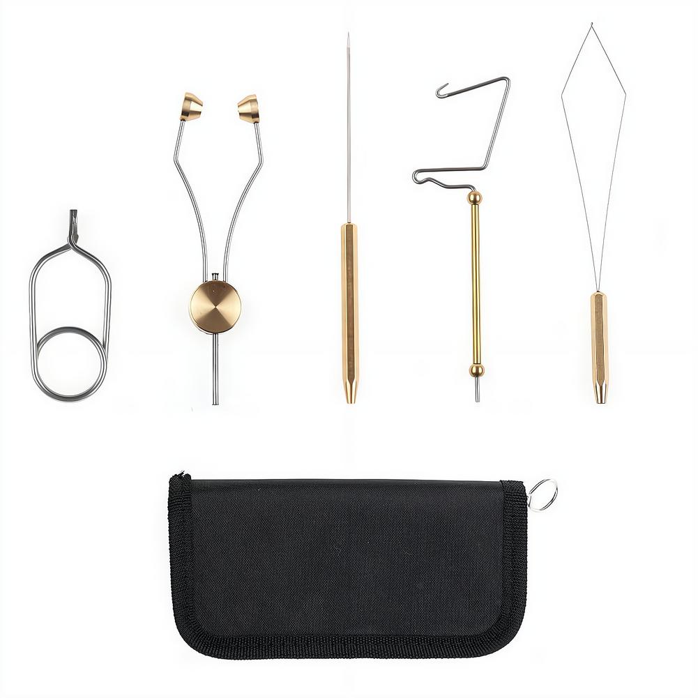 5 In 1 Fly Tying Tools Kit Fly - Fly Fishing Set のレビューと価格