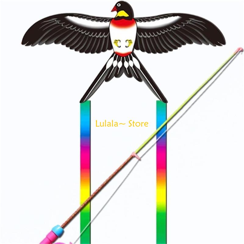 Y4QA Dynamic Wing Kites Flying - Fishing Equipment For Kids のレビューと価格