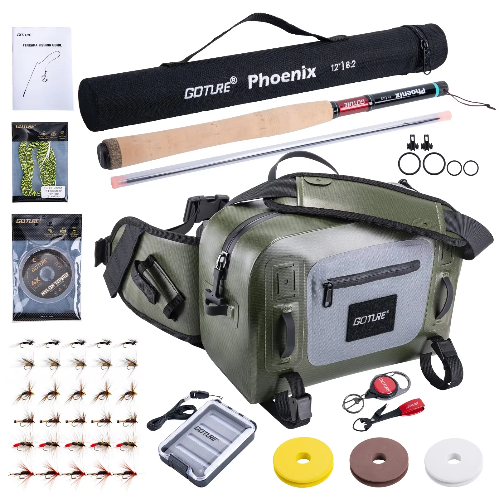 Goture 3.6m Tenkara Rod Set wi - Fly Fishing Set のレビューと価格
