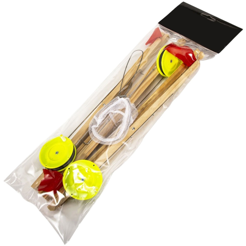 3Pcs Wooden Ice Fishing Flags  - Ice Fishing Tip Up のレビューと価格