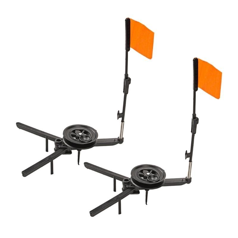 652F 2pcs Tip Ups Fishing Rod  - Ice Fishing Tip Up のレビューと価格