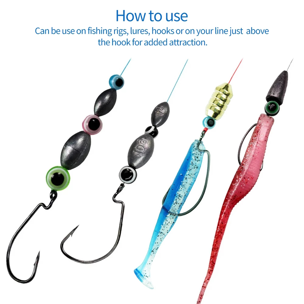100pcs Fish Eye Fishing Beads  - Fly Fishing Set のレビューと価格