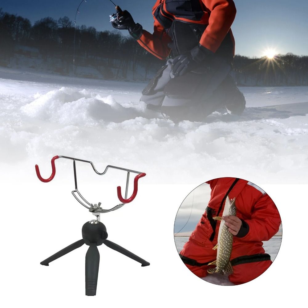 360° Adjustable Ice Fishing Ro - Fishing Rod Pod のレビューと価格