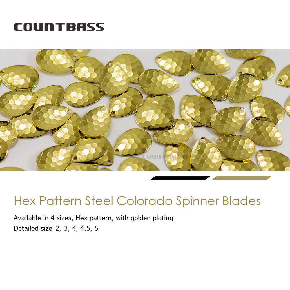 Countbass 50pcs Size 2-5 Gold  - Quality Fishing Equipment のレビューと価格