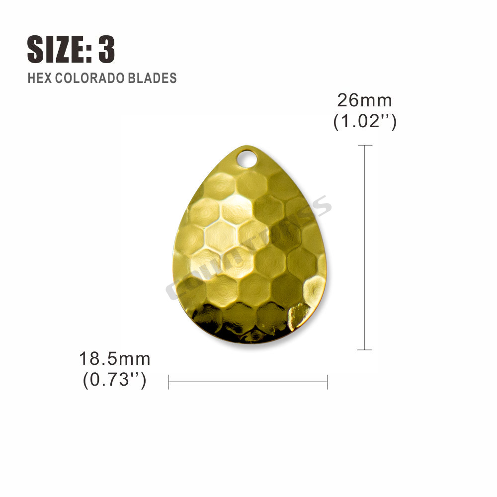 Countbass 50pcs Size 2-5 Gold  - Quality Fishing Equipment のレビューと価格