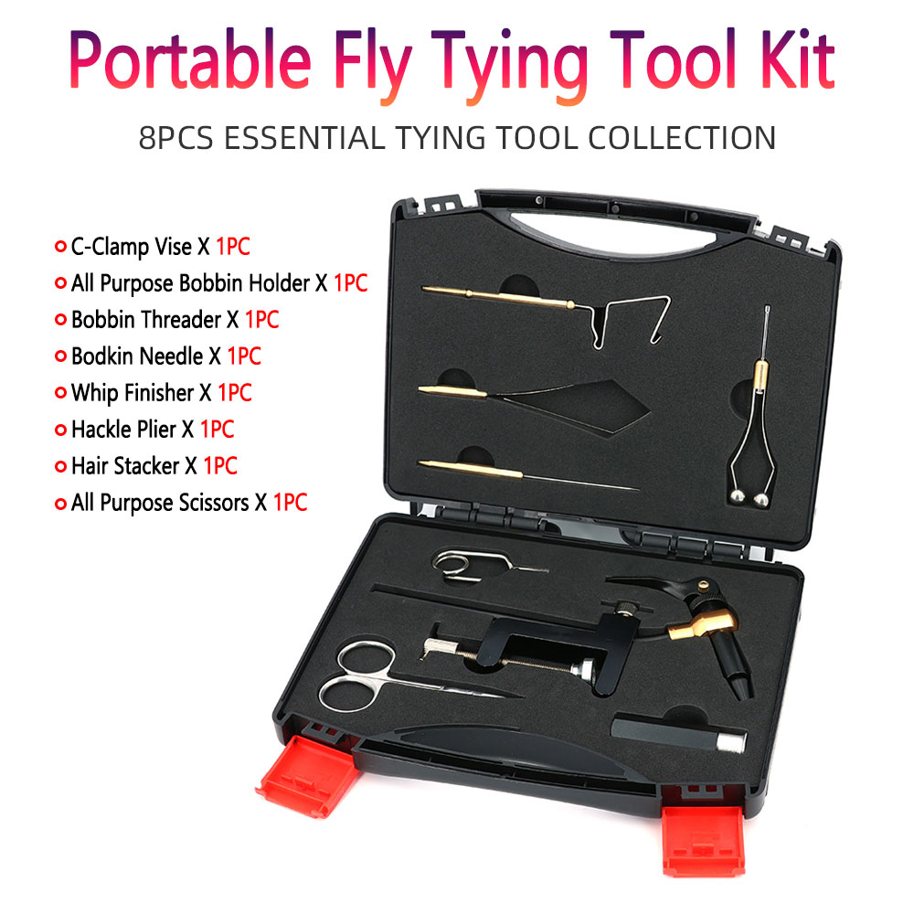 8pc/Set Hardened Steel C-Clamp - Fly Fishing Set のレビューと価格