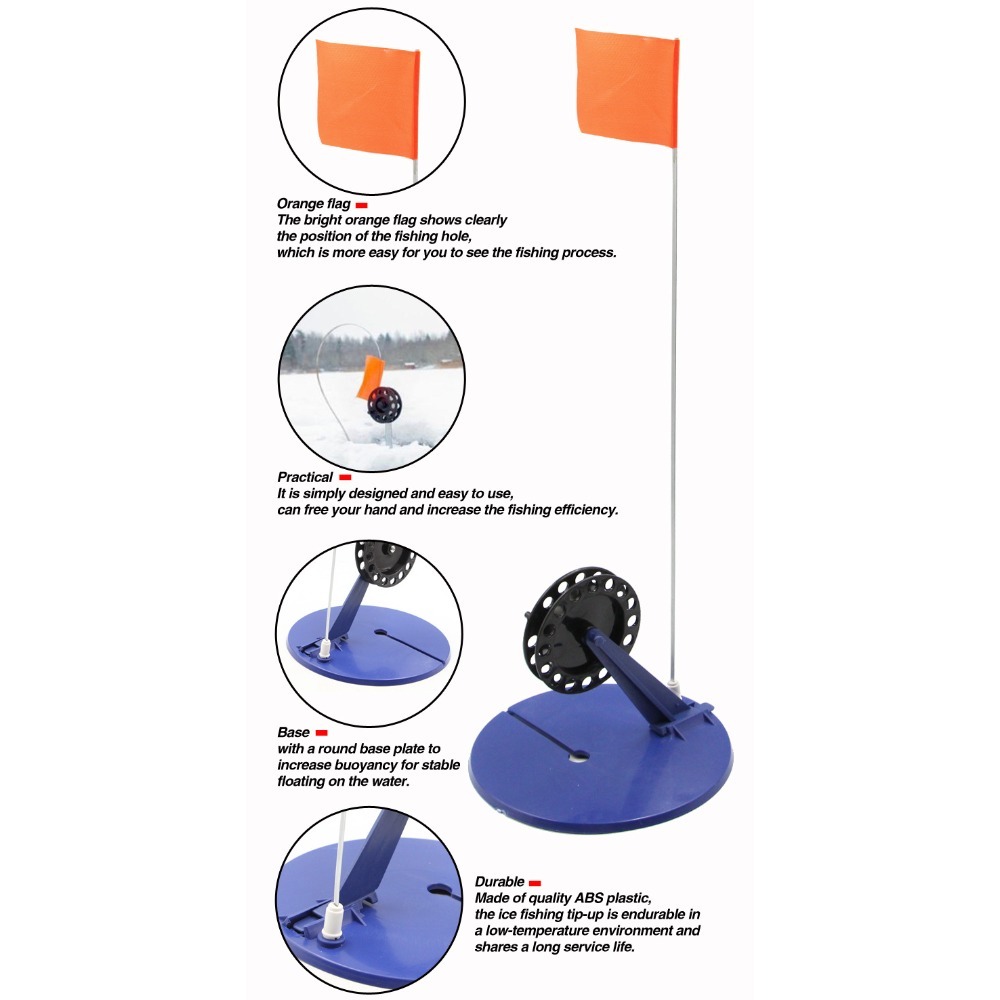1PC Automatic Ice Fishing Plat - Ice Fishing Tip Up のレビューと価格