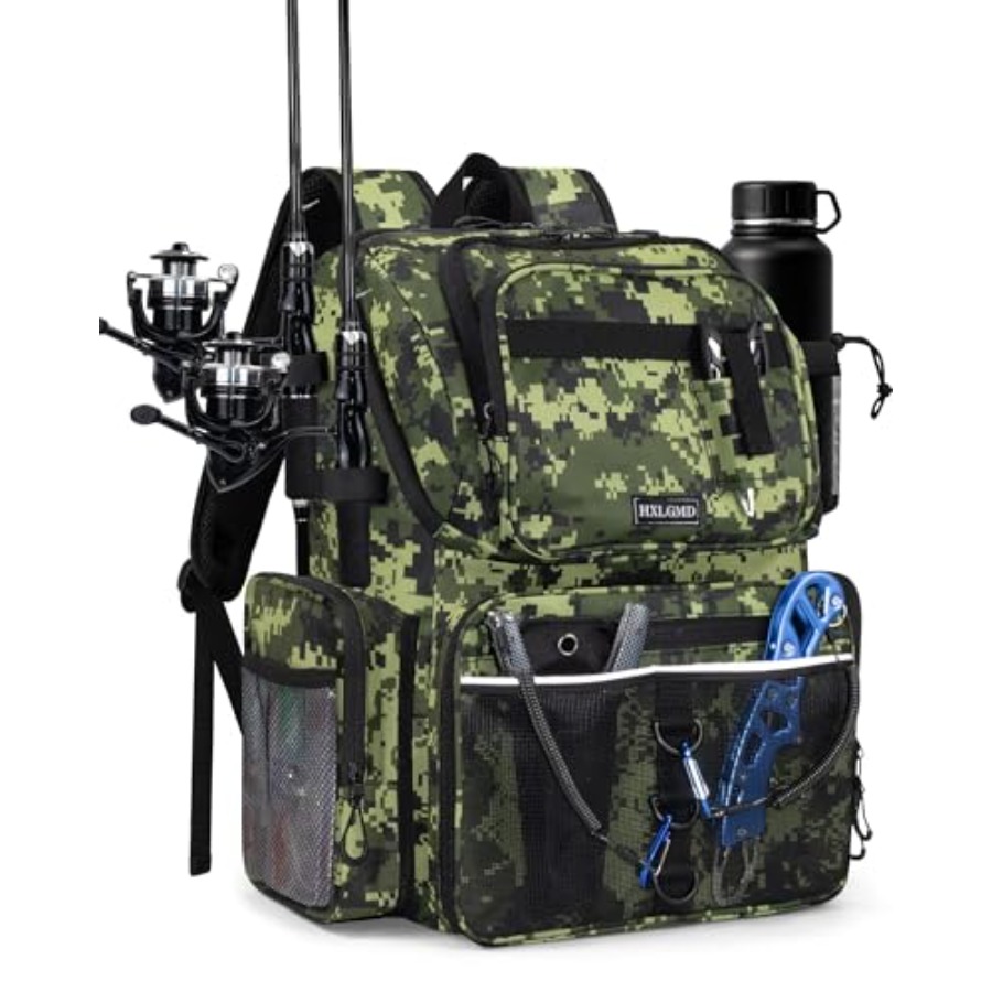 Fishing Backpack with Rod Hold - Fishing Equipment Us のレビューと価格