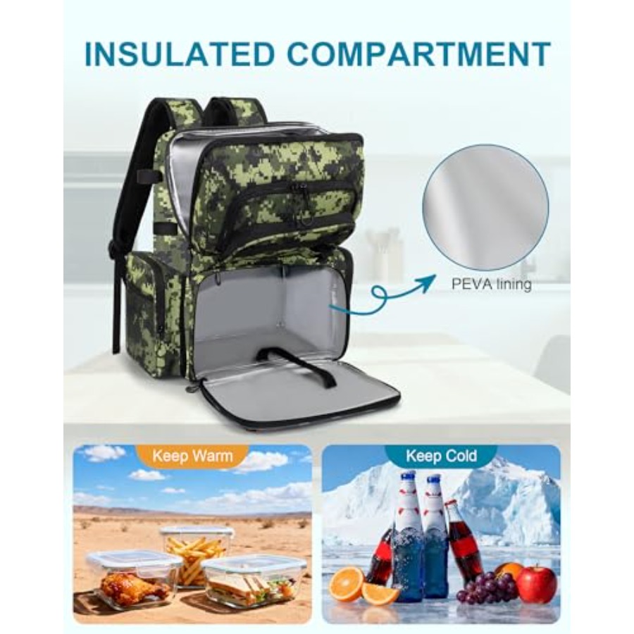 Fishing Backpack with Rod Hold - Fishing Equipment Us のレビューと価格
